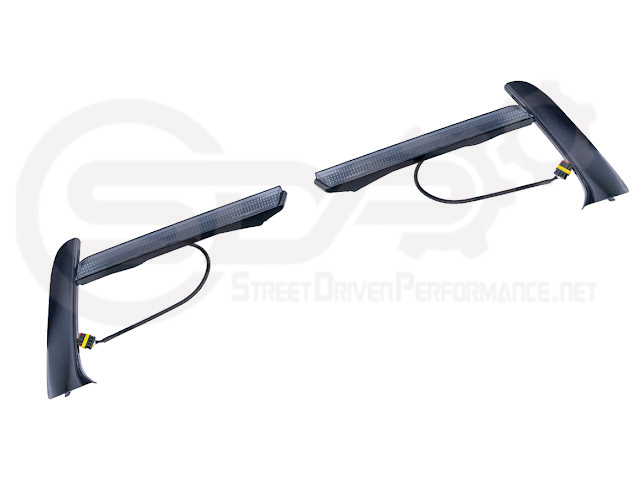 2020-UP CORVETTE C8 STINGRAY & Z51 | SEQUENTIAL FRONT GRILLE LED DRL LIGHT BAR BEZEL INSERTS PAIR
