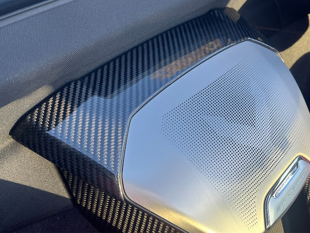 2020+ CORVETTE C8 CONVERTIBLE | CARBON FIBER INTERIOR WATERFALL SPEAKER GRILLE