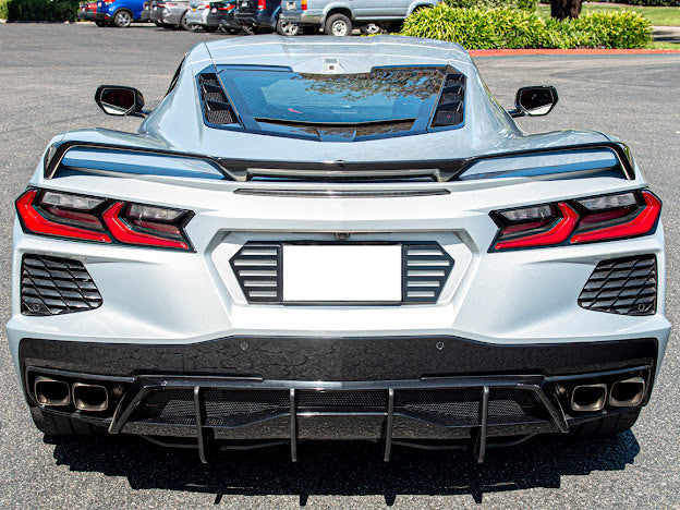 2020+ CORVETTE C8 Z51 REAR LOWER DIFFUSER FINS *ADD-ON*