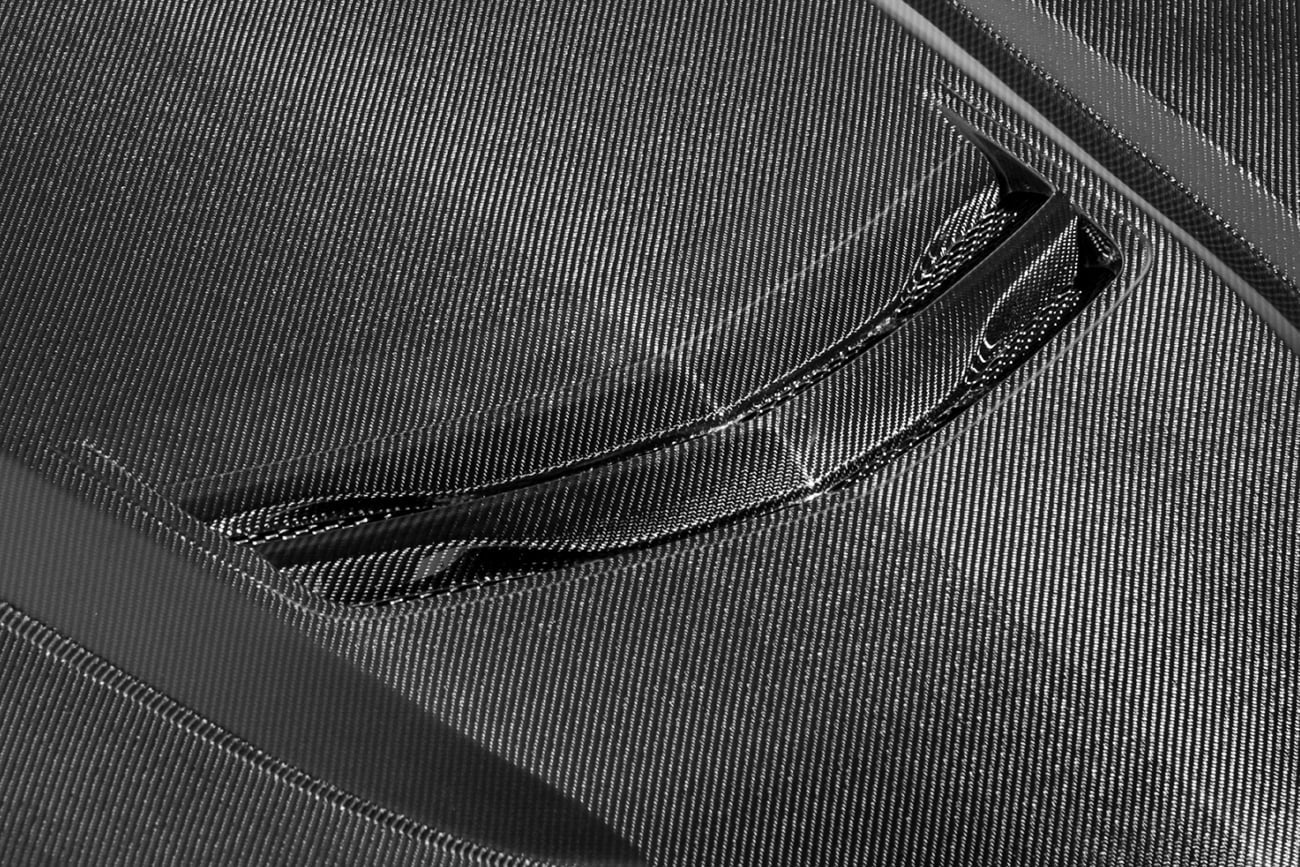 2020+ Cadillac CT4 / CT4-V / CT4-V Black Wing / CT4 SPORT | Blackwing Style Carbon Fiber Vented Front Hood