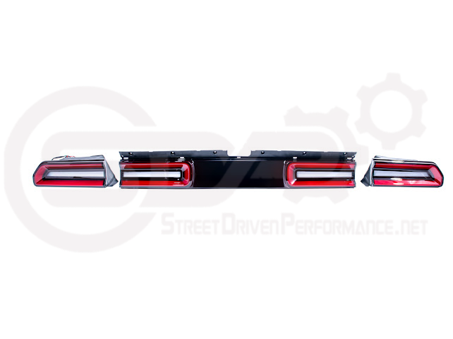 2008-2014 DODGE CHALLENGER | FACELIFTED SEQUENTIAL SIGNAL LED CLEA REAR TAILLIGHTS (PAIR)