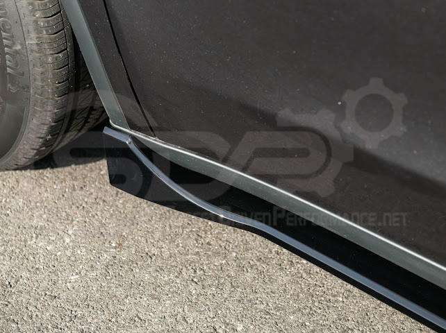 2025-UP TESLA MODEL Y | SDP TRACK STYLE SIDE SKIRTS ROCKER PANEL GROUND EFFECTS PAIR