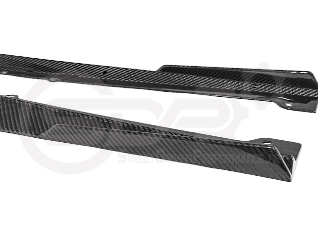 2023-UP CHEVROLET CORVETTE C8 Z06 & E-RAY | SDP PERFORMANCE TRACK STYLE CARBON FIBER SIDE SKIRTS ROCKER PANEL GROUND EFFECTS