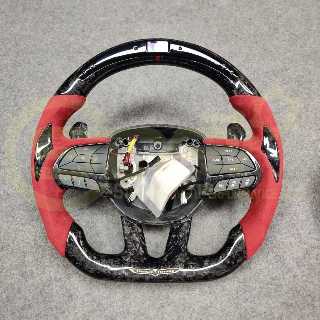 2018 - 2024+ MOPAR Jeep Trackhawk Custom Carbon Fiber Steering Wheel with options