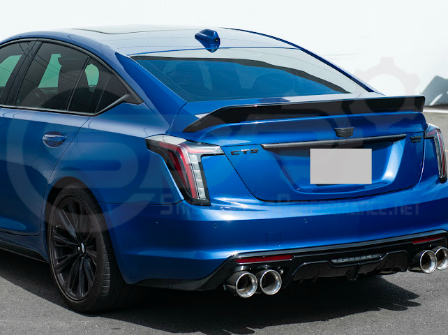 2020-Present Cadillac CT5 Sport / CT5-V / CT5-V Blackwing | Blackwing Style Rear Trunk Spoiler Wing