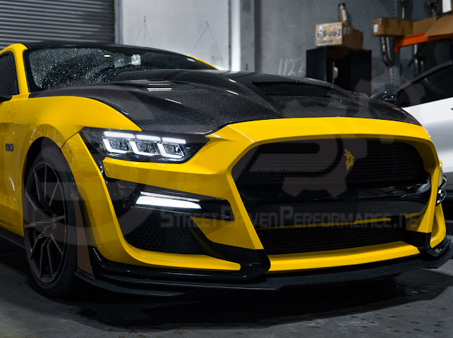 2015-2017 Ford Mustang S550 | S650 Style LED DRL Sequential Signal Projector Headlights Pair