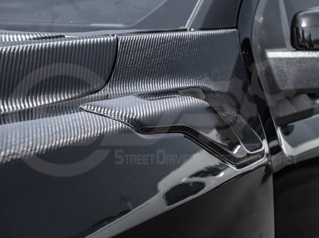 2021-UP F-150 RAPTOR | FACTORY STYLE CARBON FIBER SIDE FENDERS & VENTS REPLACEMENT