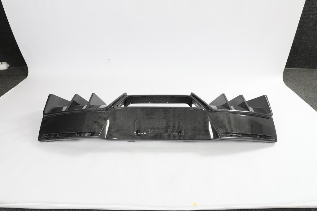 *BLEMISHED-DISCOUNTED* 2014-2019 CORVETTE C7 GM FACTORY PACKAGE CARBON FIBER REAR BUMPER DIFFUSER