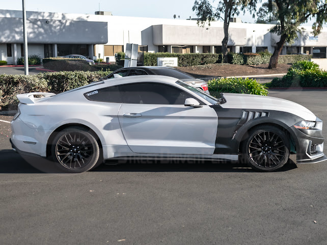 2018-2023 Ford Mustang S550 | GTD Style Primed Black Front Side Vented Fenders