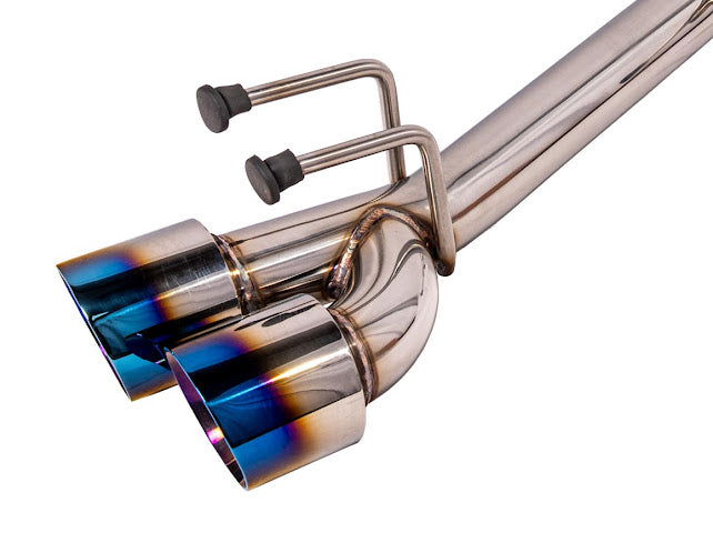 2018-2024 Toyota Camry SE | T-304 Muffler Delete Single Exit Axle Back Exhaust (Chrome or Burnt Blue Tips)