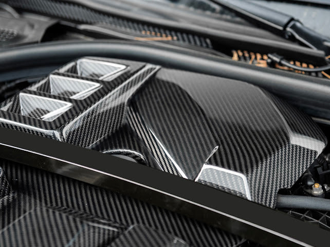 2023-UP BMW G87 M2 | Factory Style Carbon Fiber Front Engine Cover Replacement