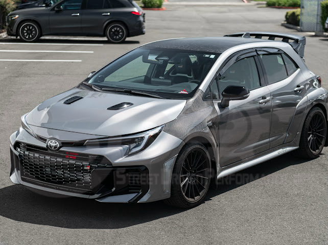 2023-UP GR COROLLA | FACTORY STYLE CARBON FIBER FRONT SIDE FENDERS WITH VENTS (PAIR)