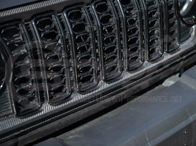 2024-UP JEEP WRANGLER GLADIATOR | FACTORY STYLE FRONT BUMPER GRILLE INSERT SURROUNDING REPLACEMENT