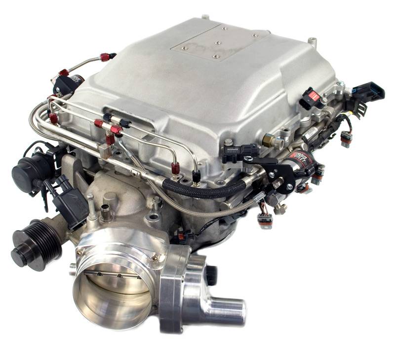 Nitrous Outlet Cadillac 2009-2014 CTS-V2 LSA Blower Plate system - Gas/E85 (45-55psi)(100-300HP)(No Bottle)