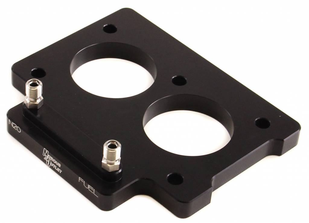 Nitrous Outlet GM 52mm LT1/TPI Plate System - Gas/E85 (5-55psi)(50-200HP)(15lb Bottle)