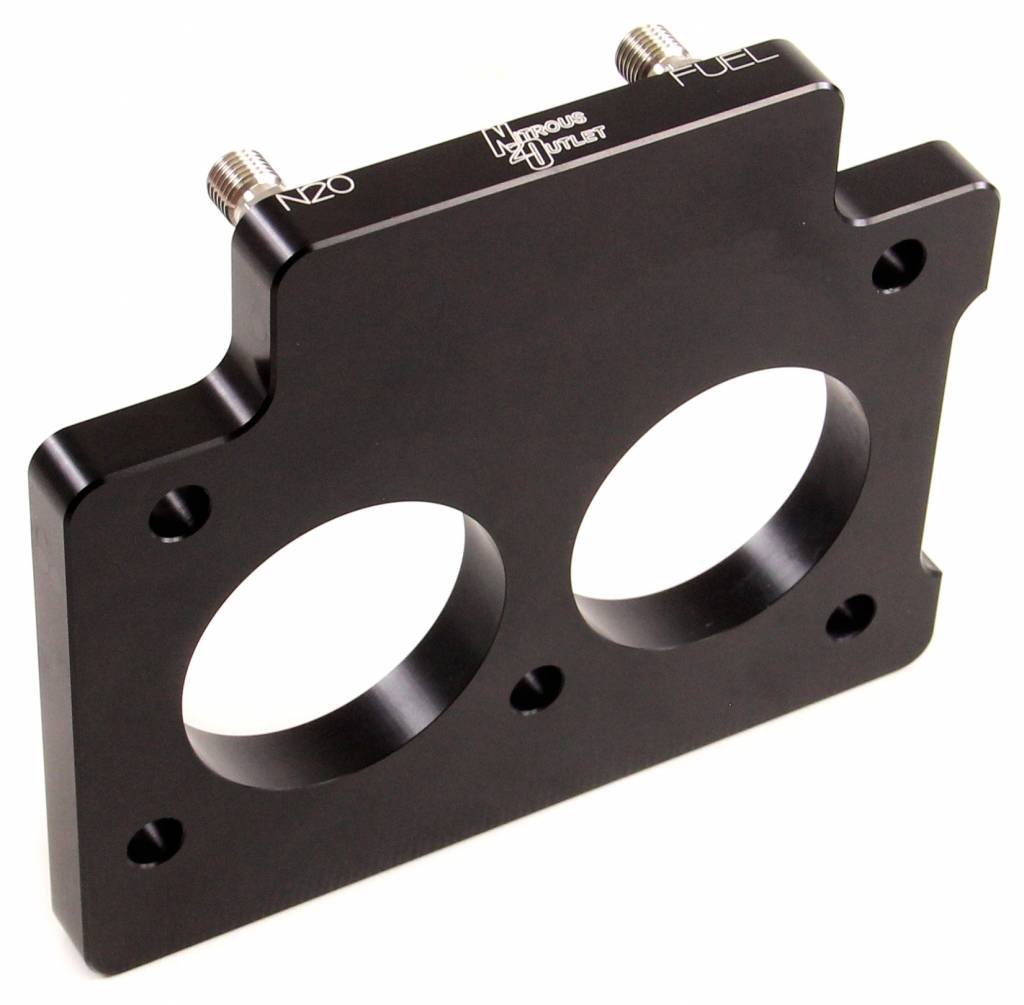 Nitrous Outlet GM 58mm LT1/TPI Plate System - Gas/E85 (5-55psi)(50-200HP)(15lb Bottle)