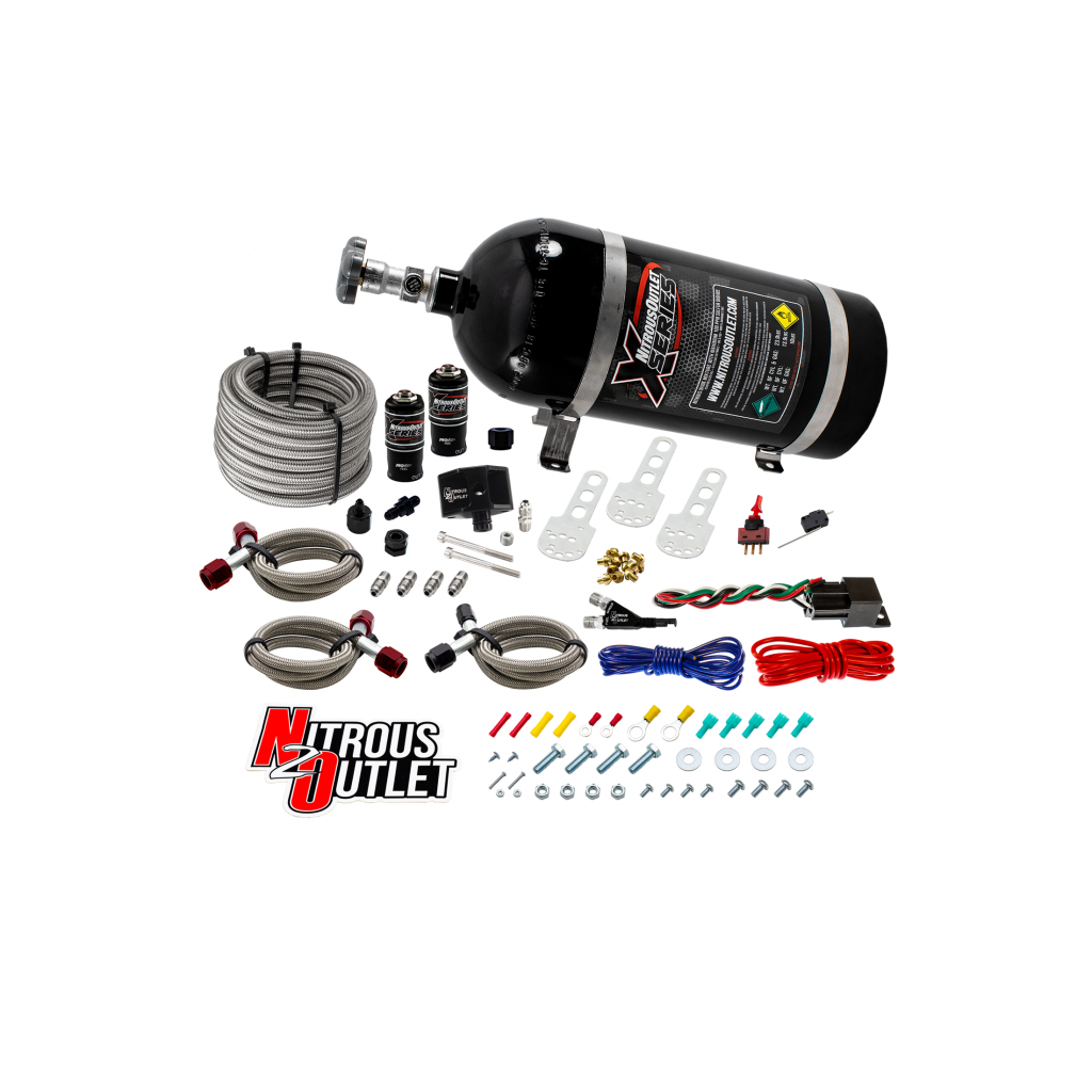 X-Series Ford 2005-2010 Mustang GT4.6L 3V EFI Single Nozzle System - Gas/E85 (5-55psi)(35-200HP)