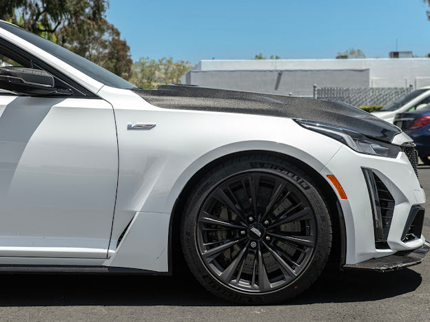 2020-Up Cadillac CT5 / CT5-V / CT5-V BLACKWING| SDP Performance Style CARBON FIBER Front Vented Hood