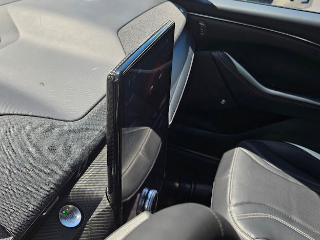 2021-Up Ford Mustang Mach-E | INTERIOR Carbon Fiber Navigation Monitor Cover