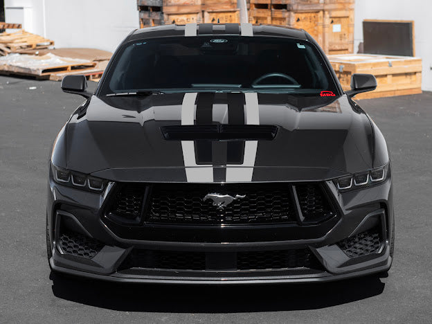 2024-UP FORD MUSTANG S650 | HOOD BODY STRIPE 3M DECALS