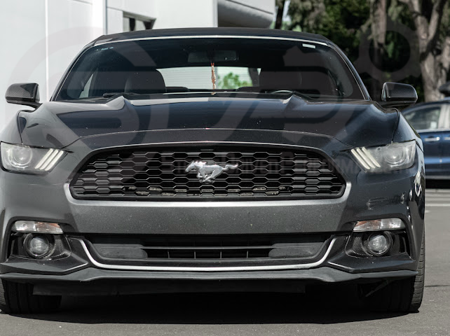 2015-2023 FORD MUSTANG S550 | CARBON FIBER FRONT BUMPER FOG LIGHT BEZEL COVER PAIR