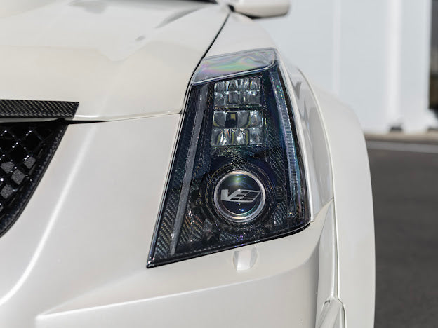 2009-2015 Cadillac CTS/CTS-V V2 SDP Carbon Fiber Headlight  Internal Housings Bezels