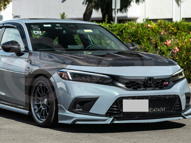 2022-UP HONDA CIVIC | JDM VARIS STYLE FRONT VENTED HOOD
