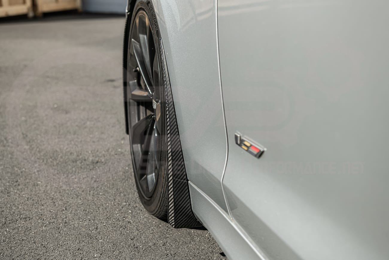 2016-2019 CADILLAC ATS-V SEDAN | SDP PERFORMANCE PACKAGE CARBON FIBER FRONT AND/OR REAR MUD FLAPS SPLASH GUARDS PAIR