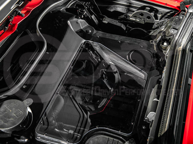 2020+ CORVETTE C8 CONVERTIBLE | HTC CARBON FIBER EXPOSED ENGINE BAY PANEL COVER REPLACEMENT