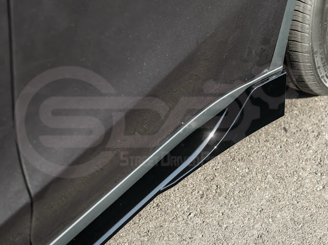 2025-UP TESLA MODEL Y | SDP TRACK STYLE SIDE SKIRTS ROCKER PANEL GROUND EFFECTS PAIR