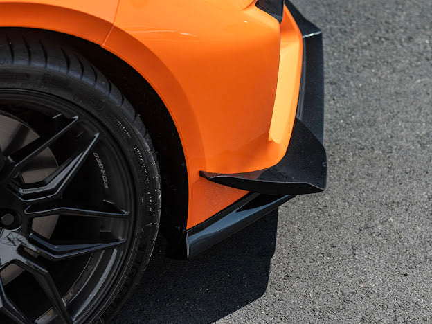 2023-Up Corvette C8 Z06 & E-Ray | “Z07 Performance Package” PAINTED CARBON FIBER Lip Splitter Ground Effects with Canards