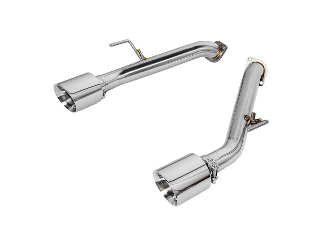 2023-PRESENT NISSAN 400Z RZ34 | MUFFLER DELETE AXLE BACK DUAL TIPS EXHAUST (CHROME OR BURNT BLUE TIPS)