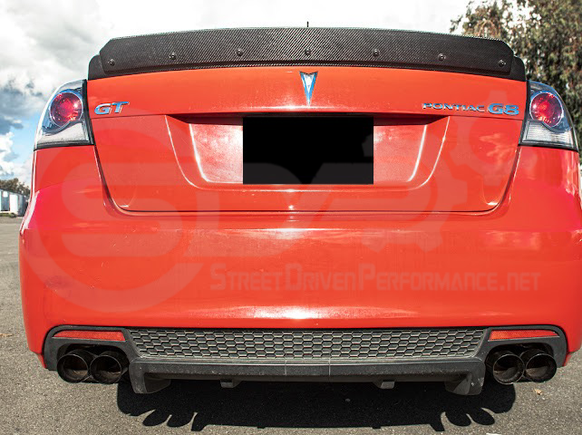 2008-2009 PONTIAC G8 | CARBON FIBER REAR TRUNK LID WICKERBILL SPOILER WING