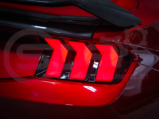 2024-Up Ford Mustang S650 | EURO Style Sequential Signal LED Clear Lenses Rear Taillights Pair