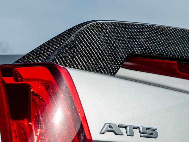 2016 - 2019 Cadillac ATS-V Sedan | Carbon Fiber SDP Style Rear Trunk Lid Spoiler Wing