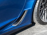 14-19 Corvette C7 Z06/ ZR1 CARBON FIBER Side Rocker Panel Brake Scoop Vent Covers