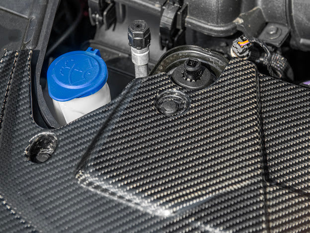 2024-UP MUSTANG S650 | CARBON FIBER ENGINE RADIATOR PANEL TRIM REPLACEMENT