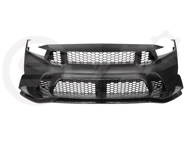 2024-UP FORD MUSTANG S650 | S650 GTD STYLE FULL CONVERSION FRONT BUMPER KIT