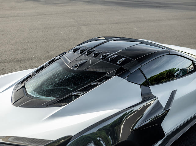 2020-UP CORVETTE C8 WINDSHIELD UPPER MOLDING TRIM SURROUNDING