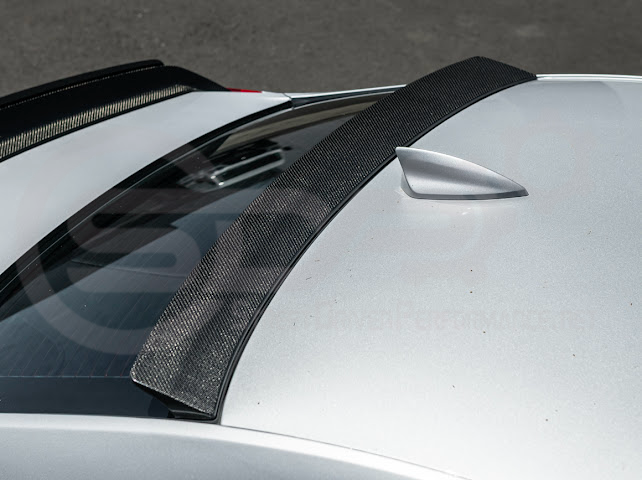 2013-2018 Cadillac ATS ATS-V Sedan Carbon Fiber Rear Roof Top Window Spoiler