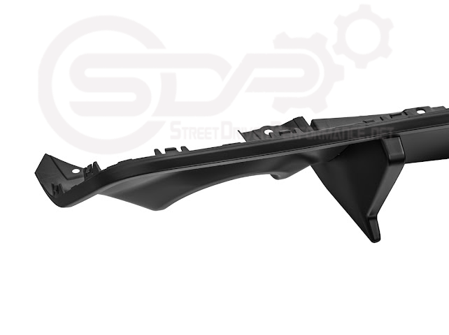 2020-UP DODGE CHARGER WIDEBODY | SRT PERFORMANCE TRACK STYLE REAR BUMPER DIFFUSER