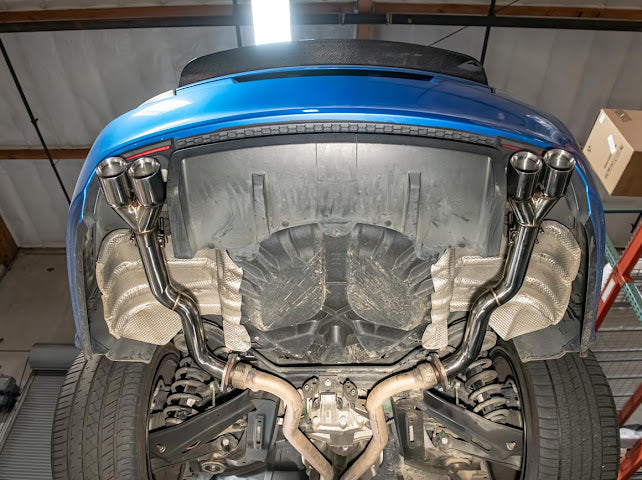 2008-2009 Pontiac G8 | T-304 Steel Muffler Delete Axle Back 3" Quad Tips Exhaust