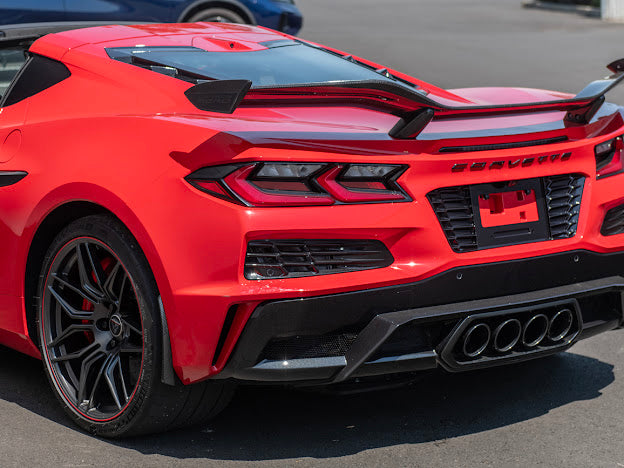 2023-UP CORVETTE C8 Z06 & E-RAY | LICENSE PLATE BACKING