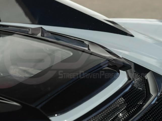2020-UP CORVETTE C8 CONVERTIBLE | REAR HATCH UPPER HTC TONNEAU WINDOW INSERTS