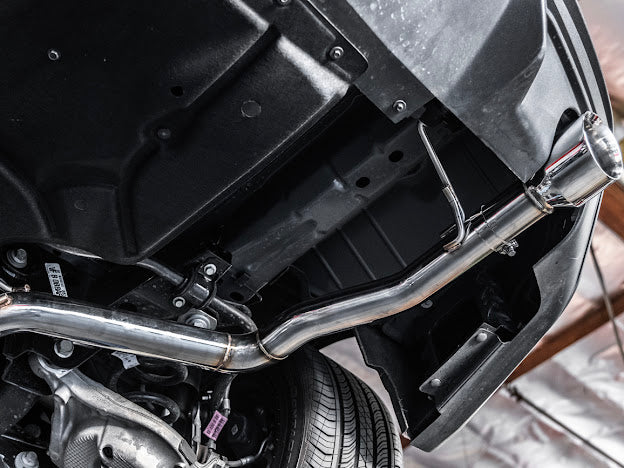 2024-Up Ford Mustang S650 | Muffler Delete Axle Back 3.5'' Dual Tips Exhaust