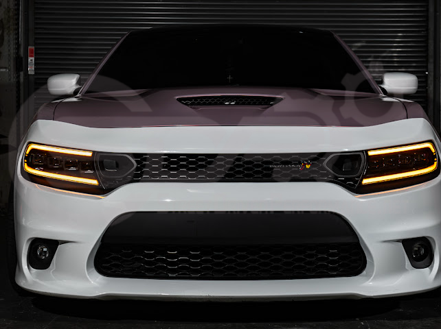 2015-2023 Dodge Charger|  SDP Performance LED DRL Sequential Signal Projector Headlights (Pair)