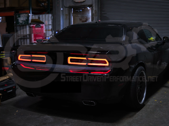 2008-2014 Dodge Challenger | Facelift Sequential Signal LED Smoke Rear Taillights Pair