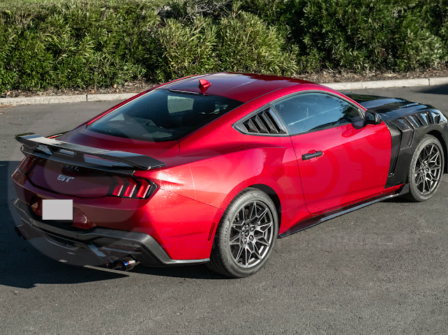 2024-Up Ford Mustang S650 | SDP Performance CARBON FIBER Side Skirts Extension Rocker Panels Ground Effects