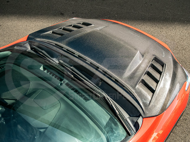 2022-UP SUBARU WRX | JDM VRS STYLE CARBON FIBER FRONT VENTED HOOD