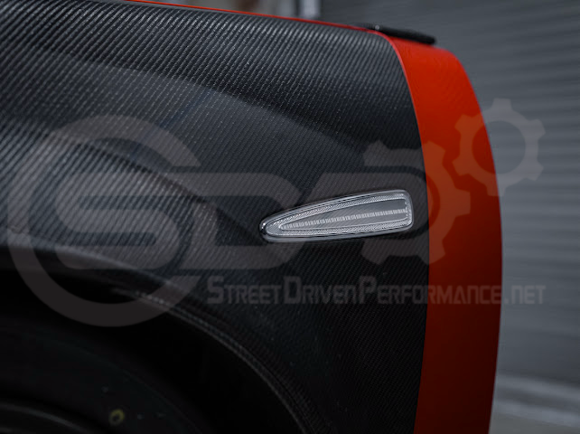 2005-2013 Chevrolet Corvette C6 | Amber Light LED Side Fender Markers Pair (Front and / or Rear) {Clear, Amber, Red, or Smoke Lenses}